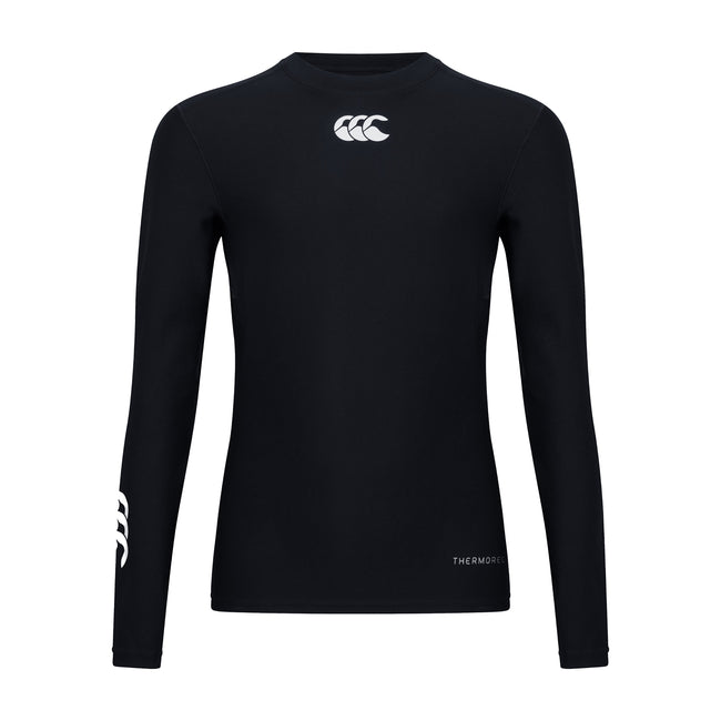 Black - Front - Canterbury Womens-Ladies Thermoreg Long-Sleeved Base Layer Top