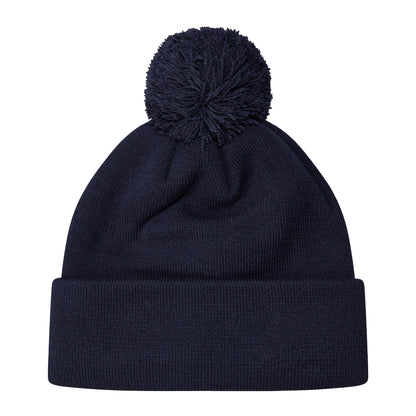 Navy - Back - Canterbury Unisex Adult CCC Bobble Beanie