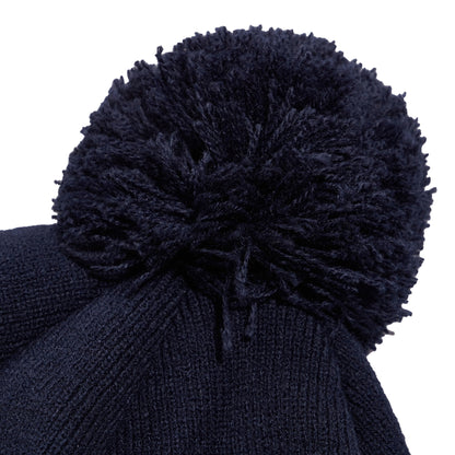 Navy - Side - Canterbury Unisex Adult CCC Bobble Beanie