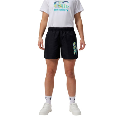 Jet Black - Front - Canterbury Womens-Ladies Uglies 5 Tactic Shorts