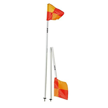 White - Front - Mitre Foldable Corner Flag (Pack Of 4)