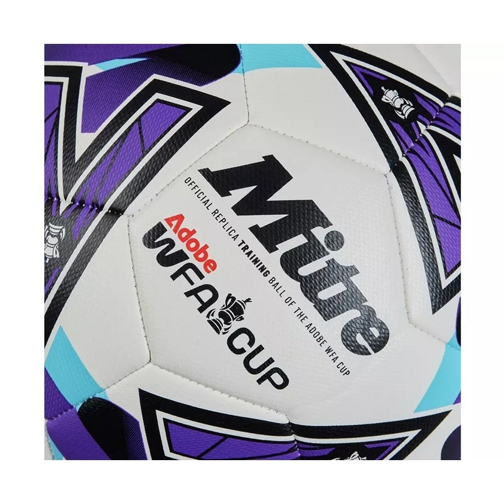 White-Electric-Violet-Vibrant Lime - Lifestyle - Mitre WFA Cup 2024-2025 Training Football