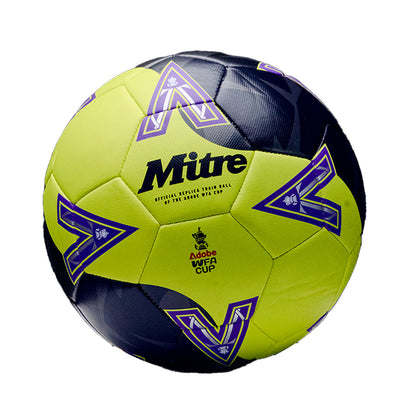 Purple-Black-Vibrant Lime - Back - Mitre WFA Cup 2024-2025 Training Football