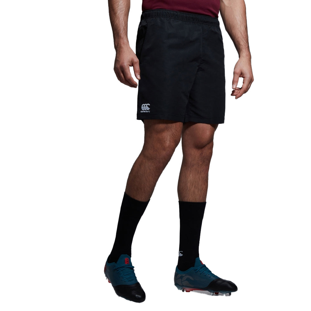 Black - Pack Shot - Canterbury Mens Club Shorts