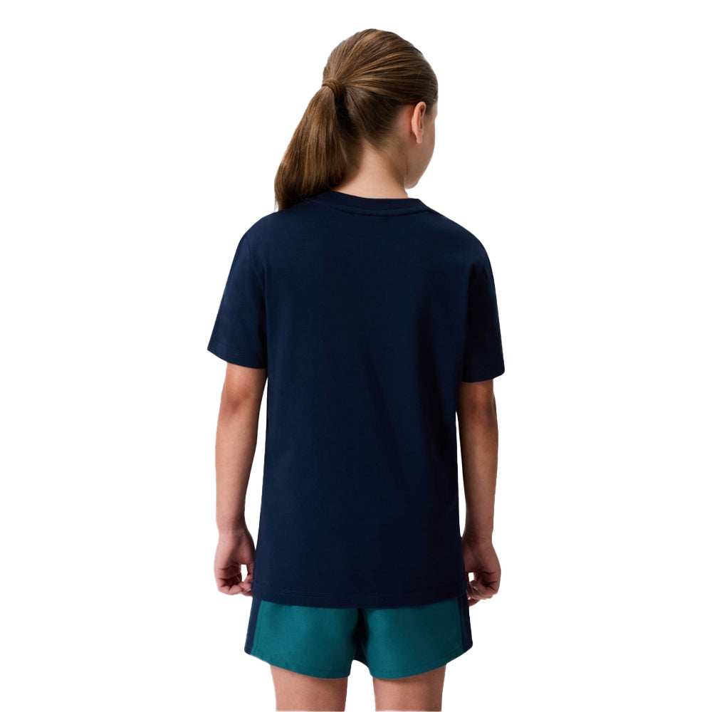 Navy - Back - Canterbury Childrens-Kids Fundamentals T-Shirt