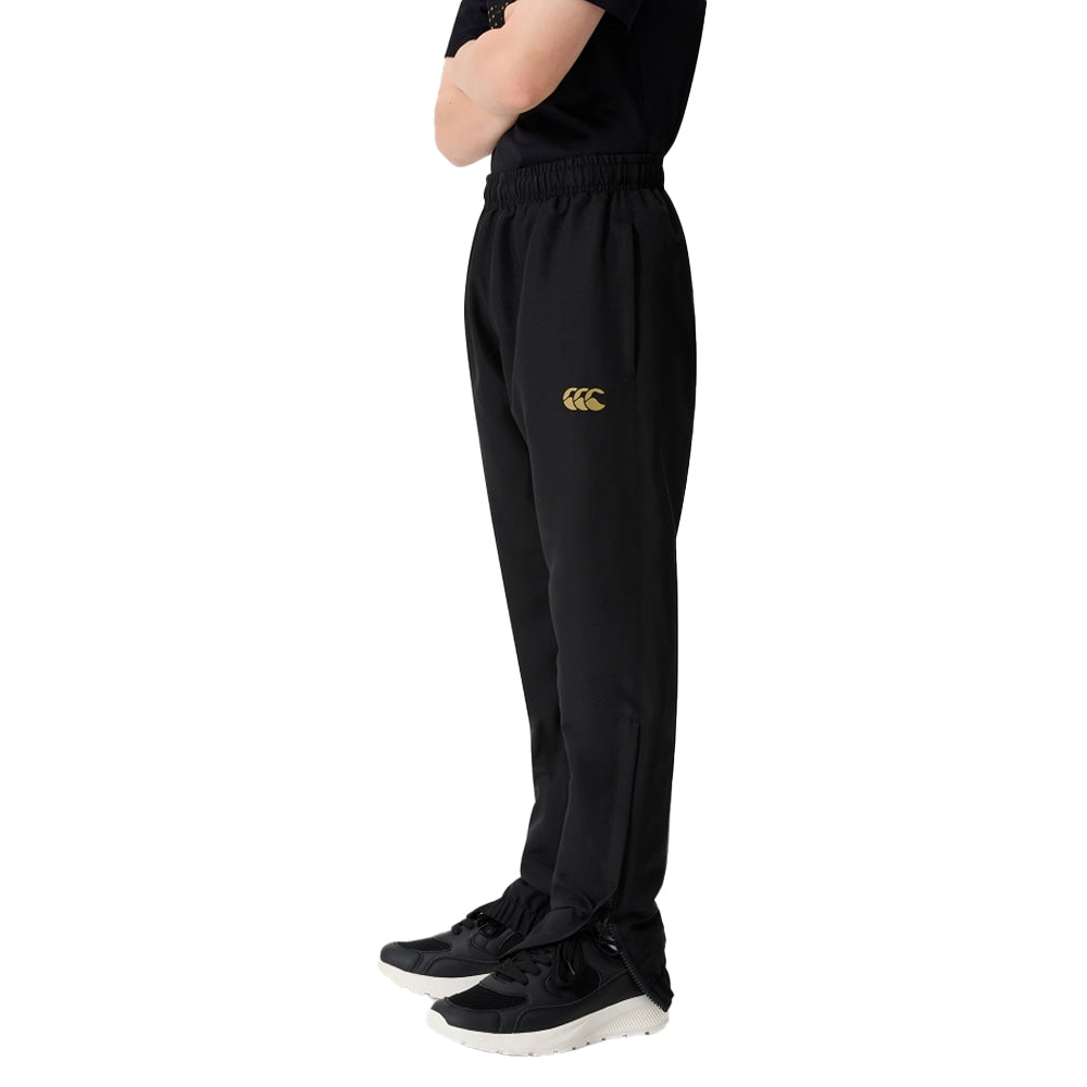 Black - Pack Shot - Canterbury Childrens-Kids Tempo+ Tracksuit Bottoms