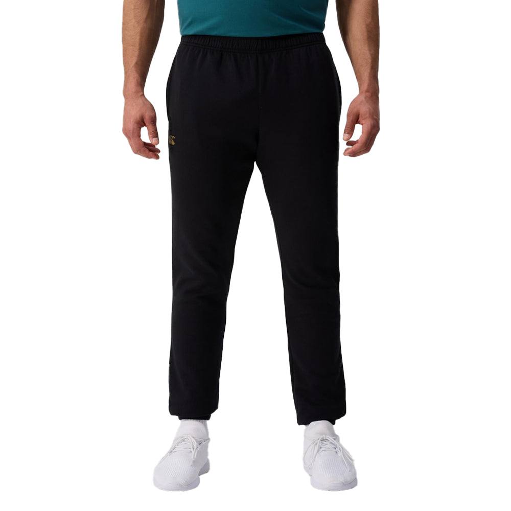 Black - Front - Canterbury Mens Tempo+ Tapered Tracksuit Bottoms
