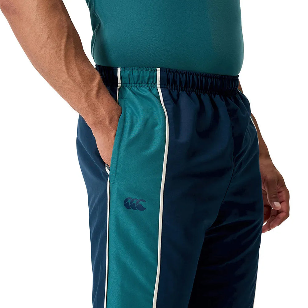 Navy - Lifestyle - Canterbury Mens Panelled Tracksuit Bottoms
