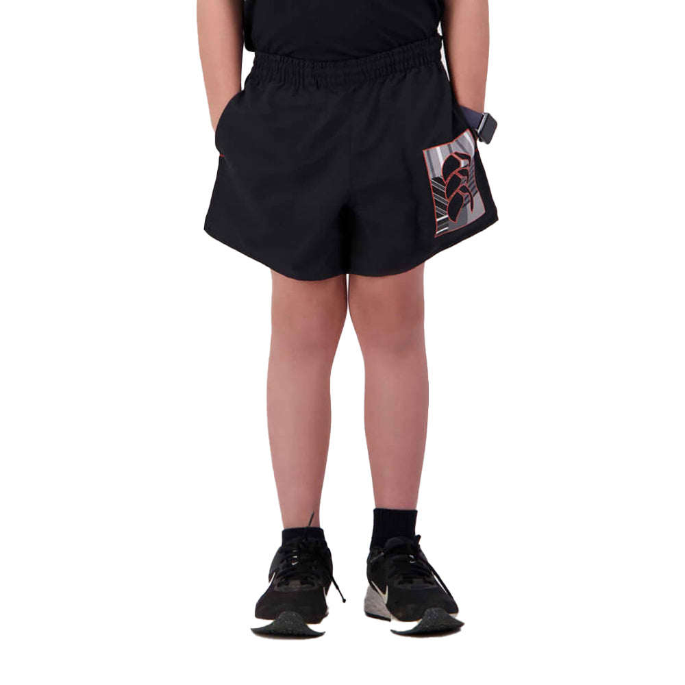 Jet Black - Front - Canterbury Childrens-Kids Uglies Tactic Shorts