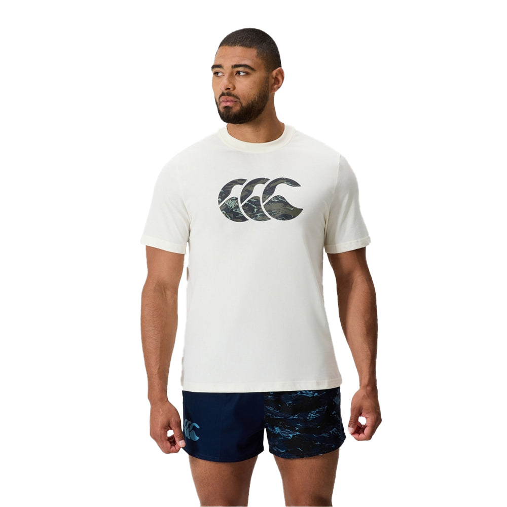 Egret - Front - Canterbury Mens Force T-Shirt