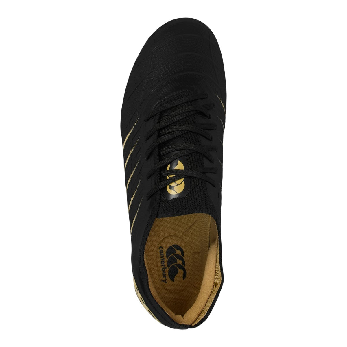 Black - Close up - Canterbury Unisex Adult Phoenix 2.0 Elite Firm Ground Rugby Boots
