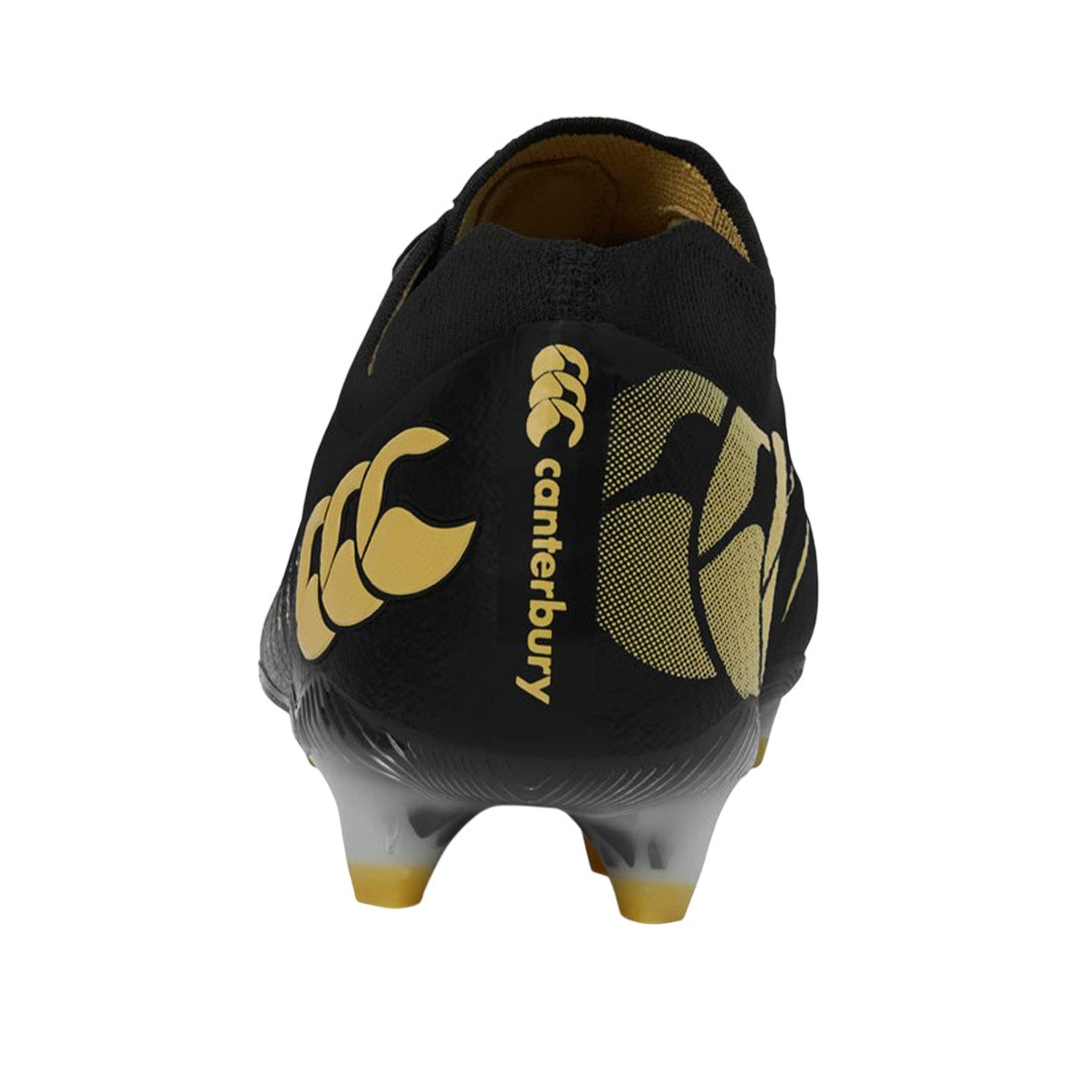 Black - Back - Canterbury Unisex Adult Phoenix 2.0 Elite Firm Ground Rugby Boots