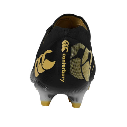 Black - Back - Canterbury Unisex Adult Phoenix 2.0 Elite Firm Ground Rugby Boots