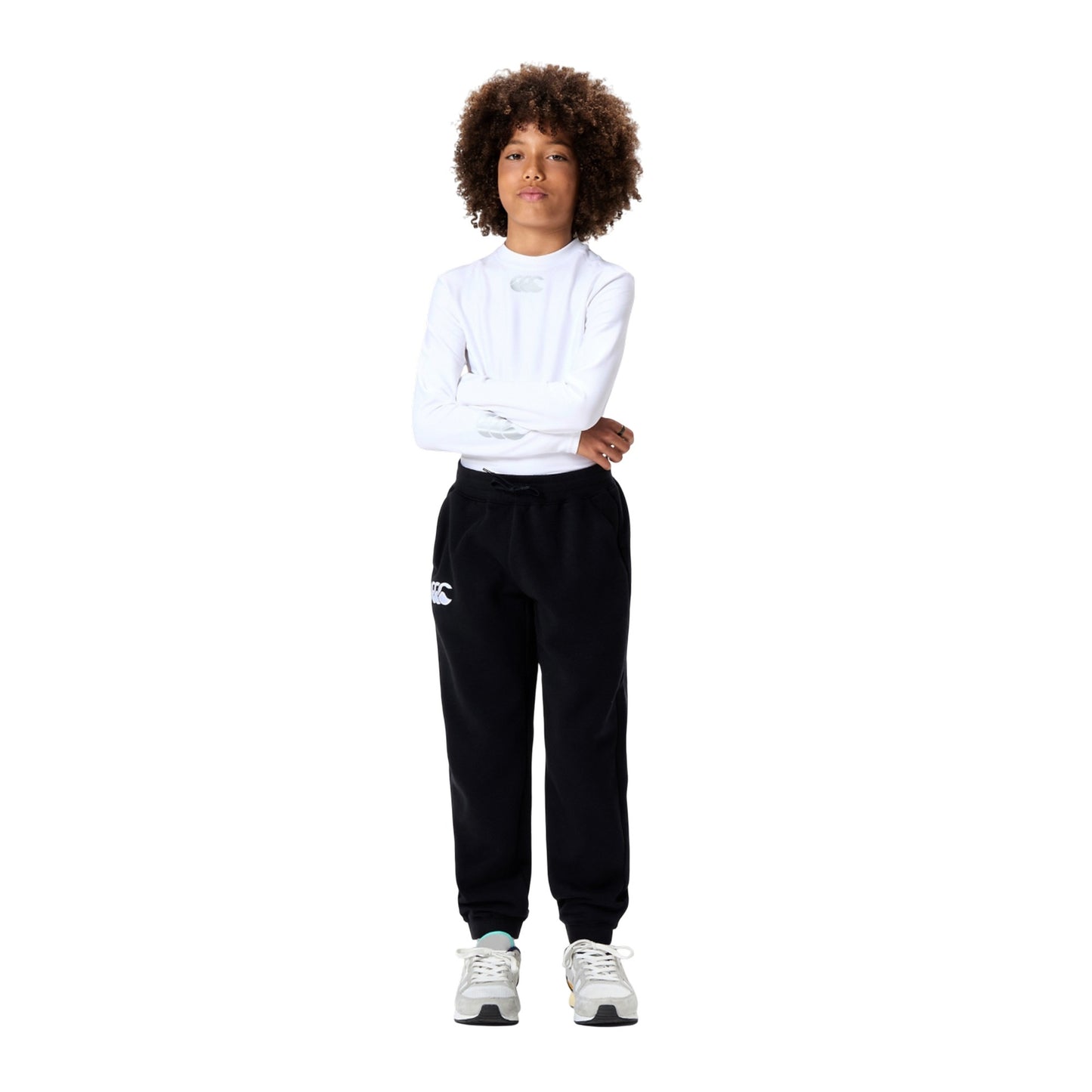 Black - Pack Shot - Canterbury Childrens-Kids Sweatpants