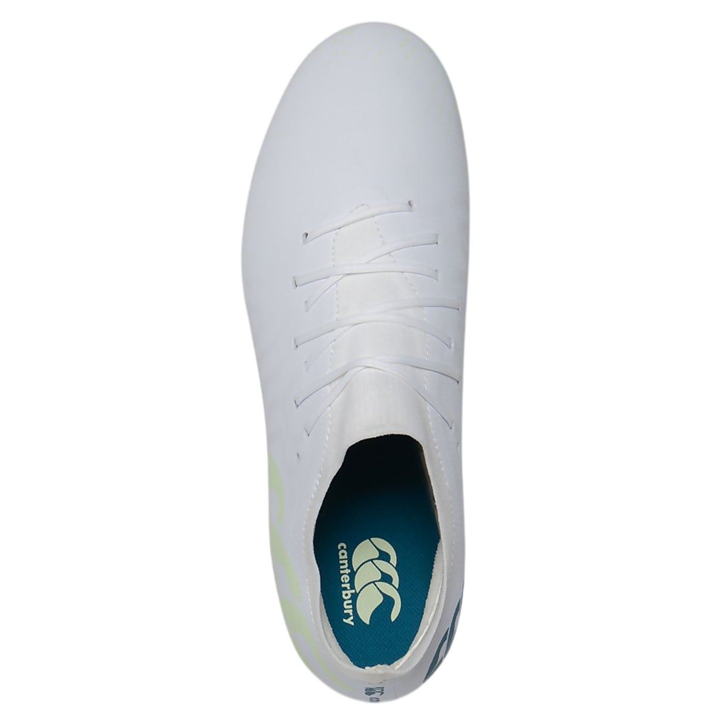 White-Amber Yellow-Orange Crush - Close up - Canterbury Unisex Adult Speed Infinite Pro Soft Ground Rugby Boots