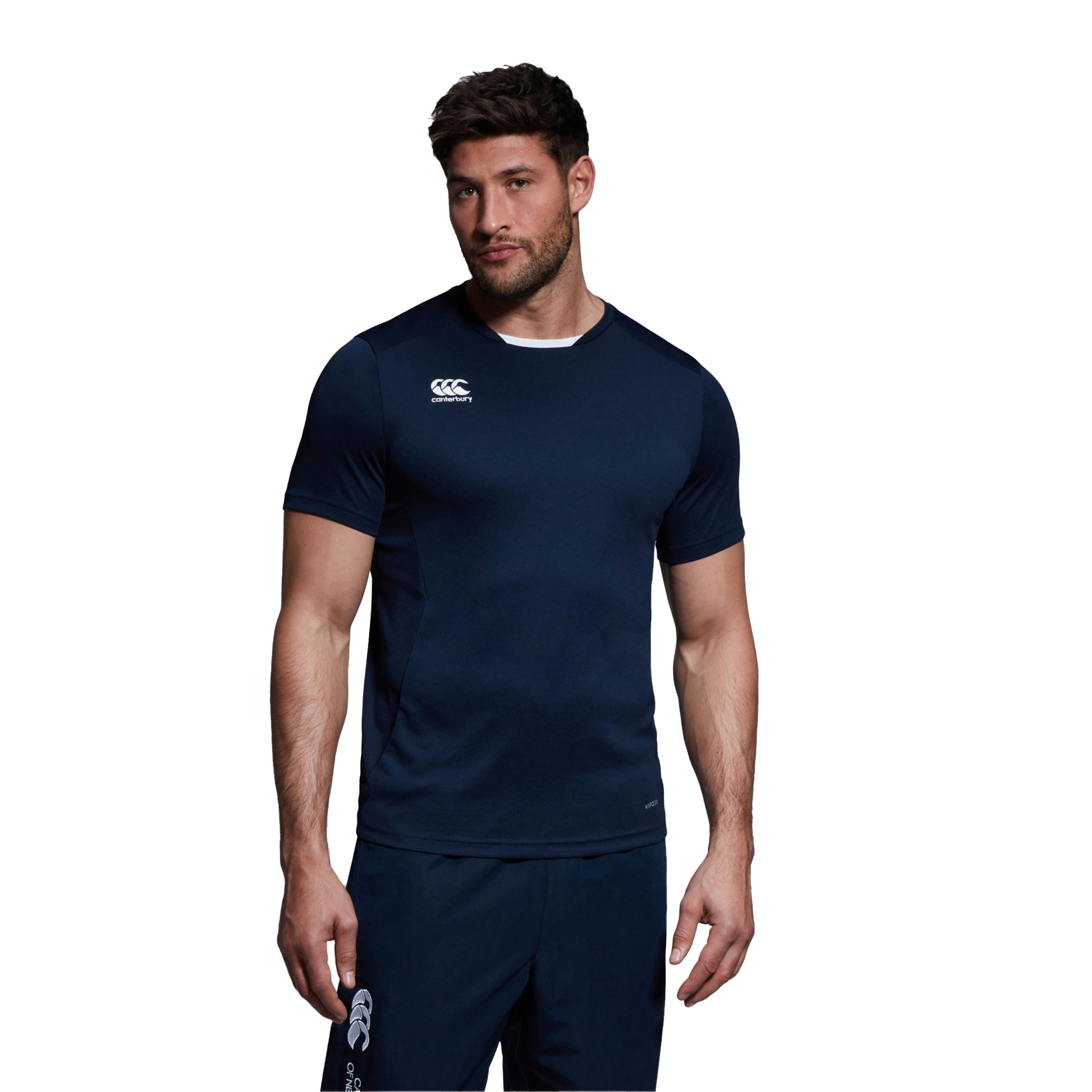 Navy - Side - Canterbury Mens Club Dry T-Shirt