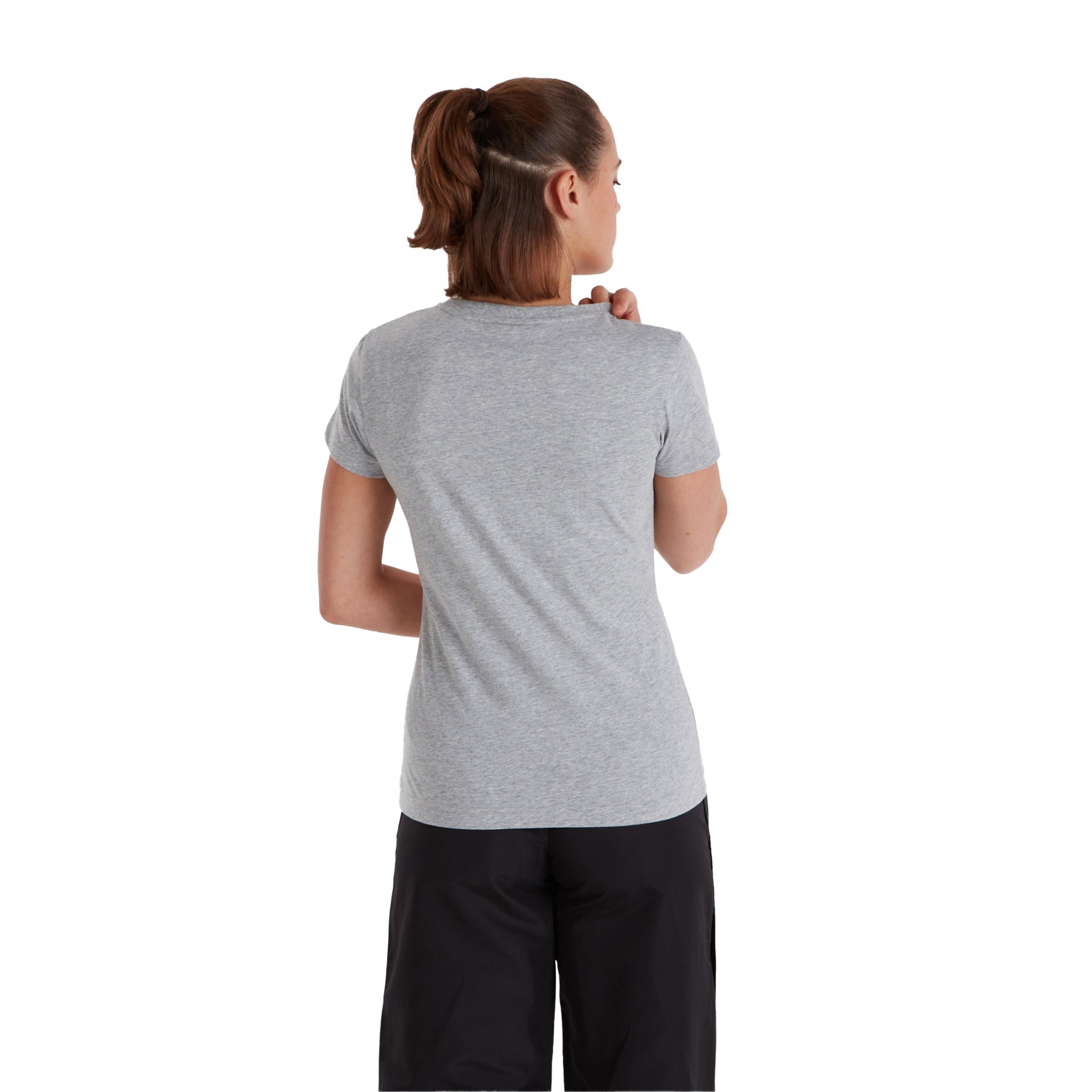 Classic Marl - Back - Canterbury Womens-Ladies Logo T-Shirt