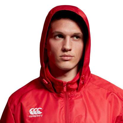 Flag Red - Lifestyle - Canterbury Mens Club Vaposhield Full Zip Waterproof Jacket