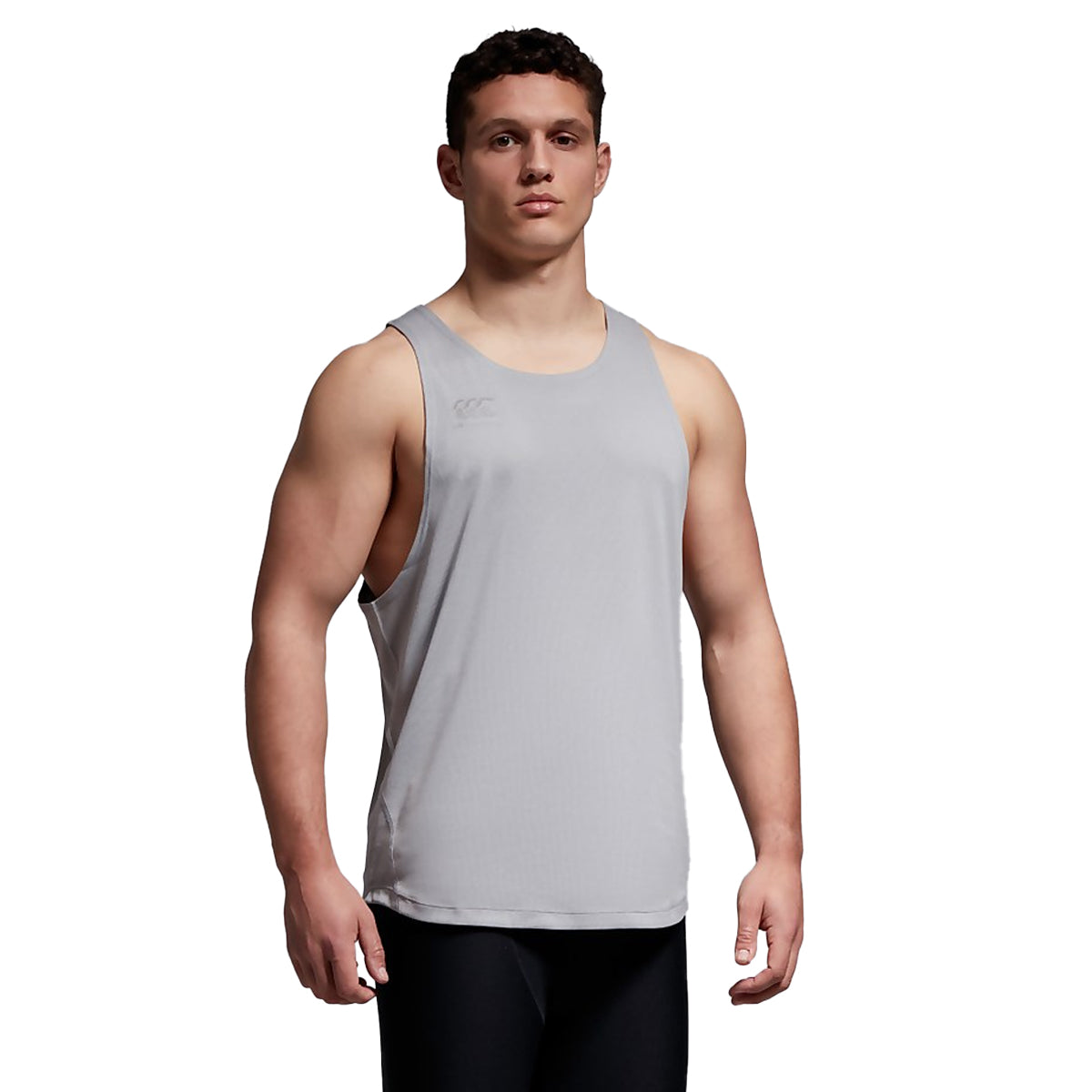 Classic Marl - Side - Canterbury Mens Super Light Tank Top