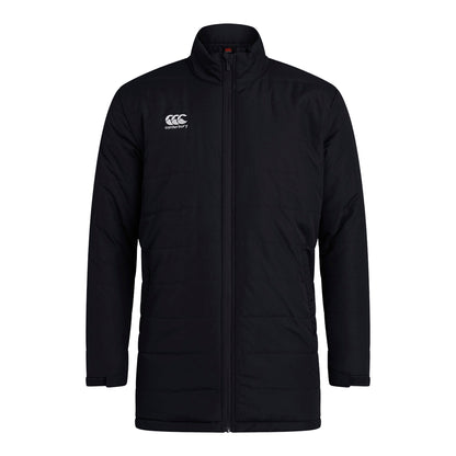 Black - Front - Canterbury Mens Club Thermoreg Padded Jacket