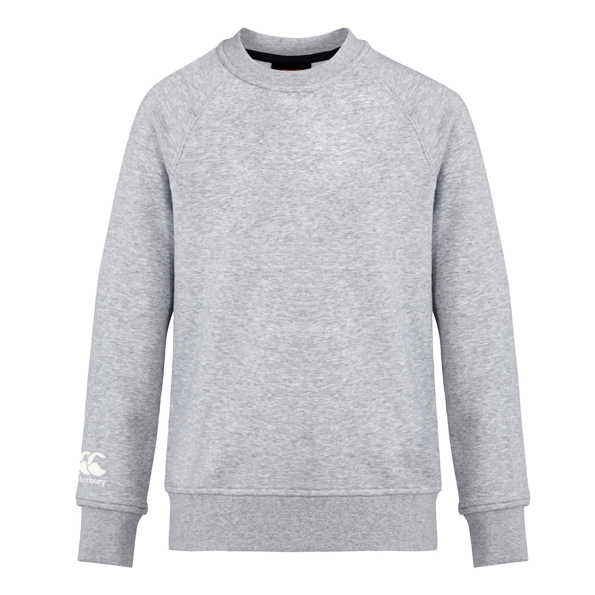 Classic Marl - Front - Canterbury Childrens-Kids Club Crew Neck Sweatshirt