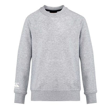 Classic Marl - Front - Canterbury Childrens-Kids Club Crew Neck Sweatshirt