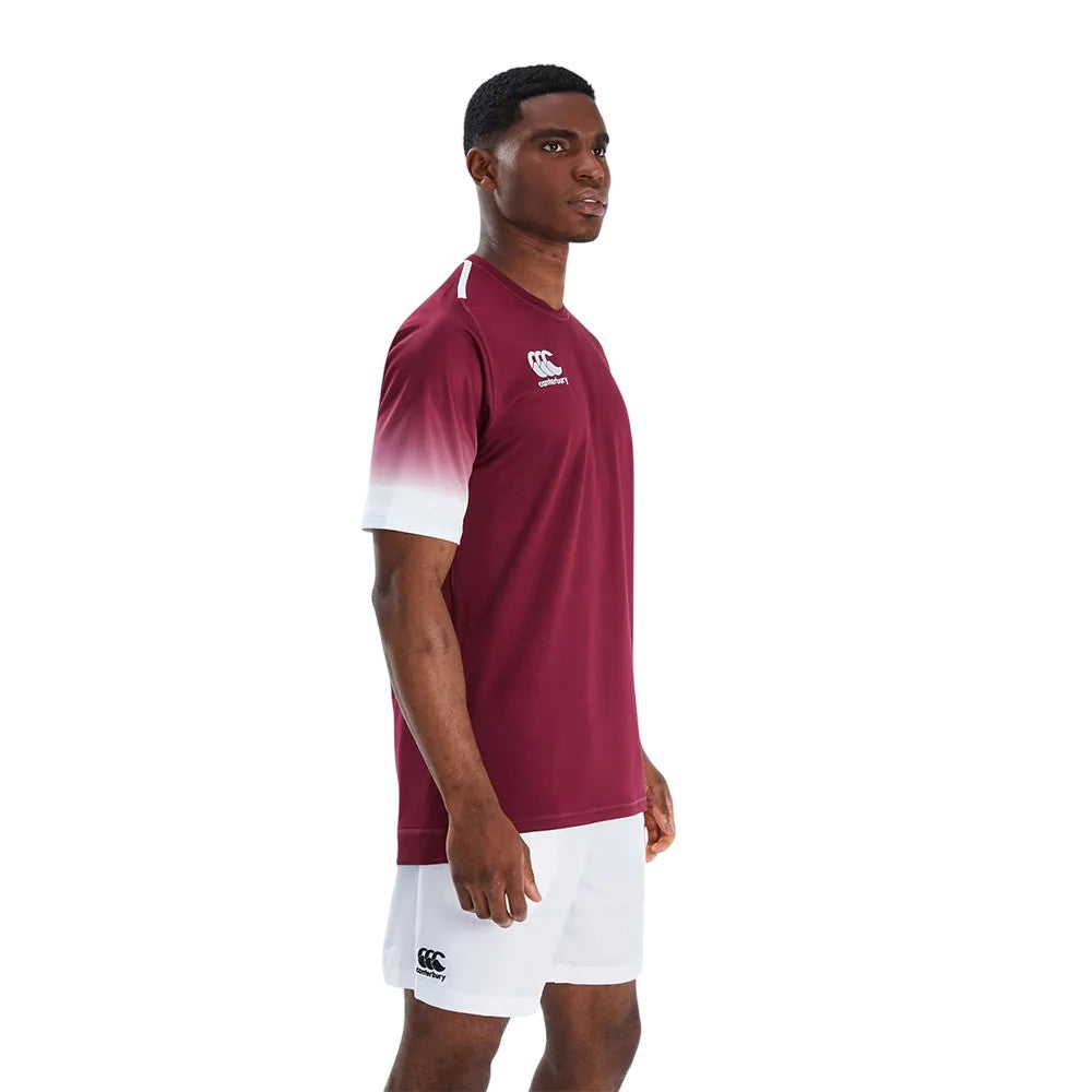 Maroon-White - Side - Canterbury Mens Club Jersey