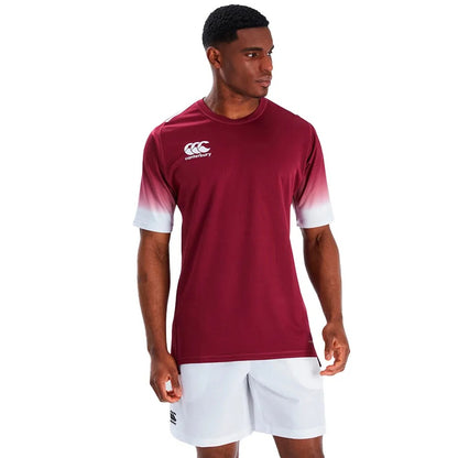 Maroon-White - Lifestyle - Canterbury Mens Club Jersey