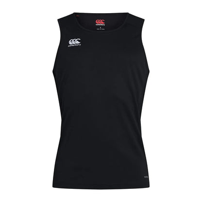 Black - Front - Canterbury Mens Club Dry Tank Top