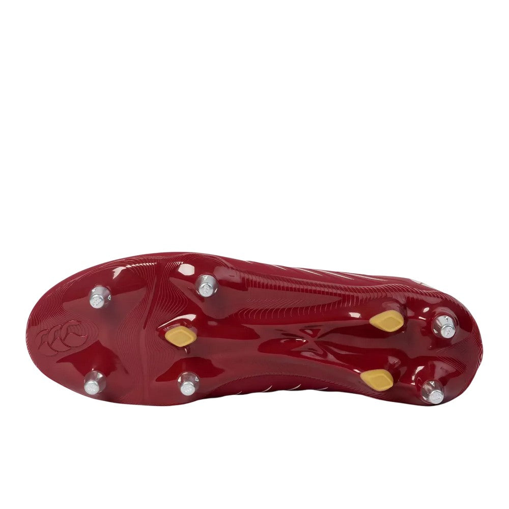 Red Dahlia - Back - Canterbury Unisex Adult Phoenix 2.0 Pro Soft Ground Rugby Boots