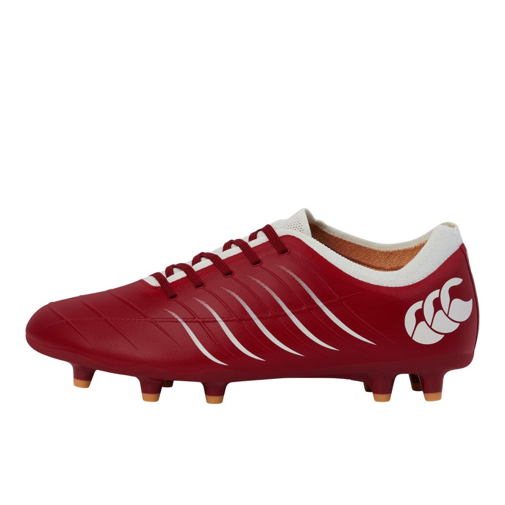 Red Dahlia - Back - Canterbury Unisex Adult Phoenix 2.0 Pro Firm Ground Rugby Boots