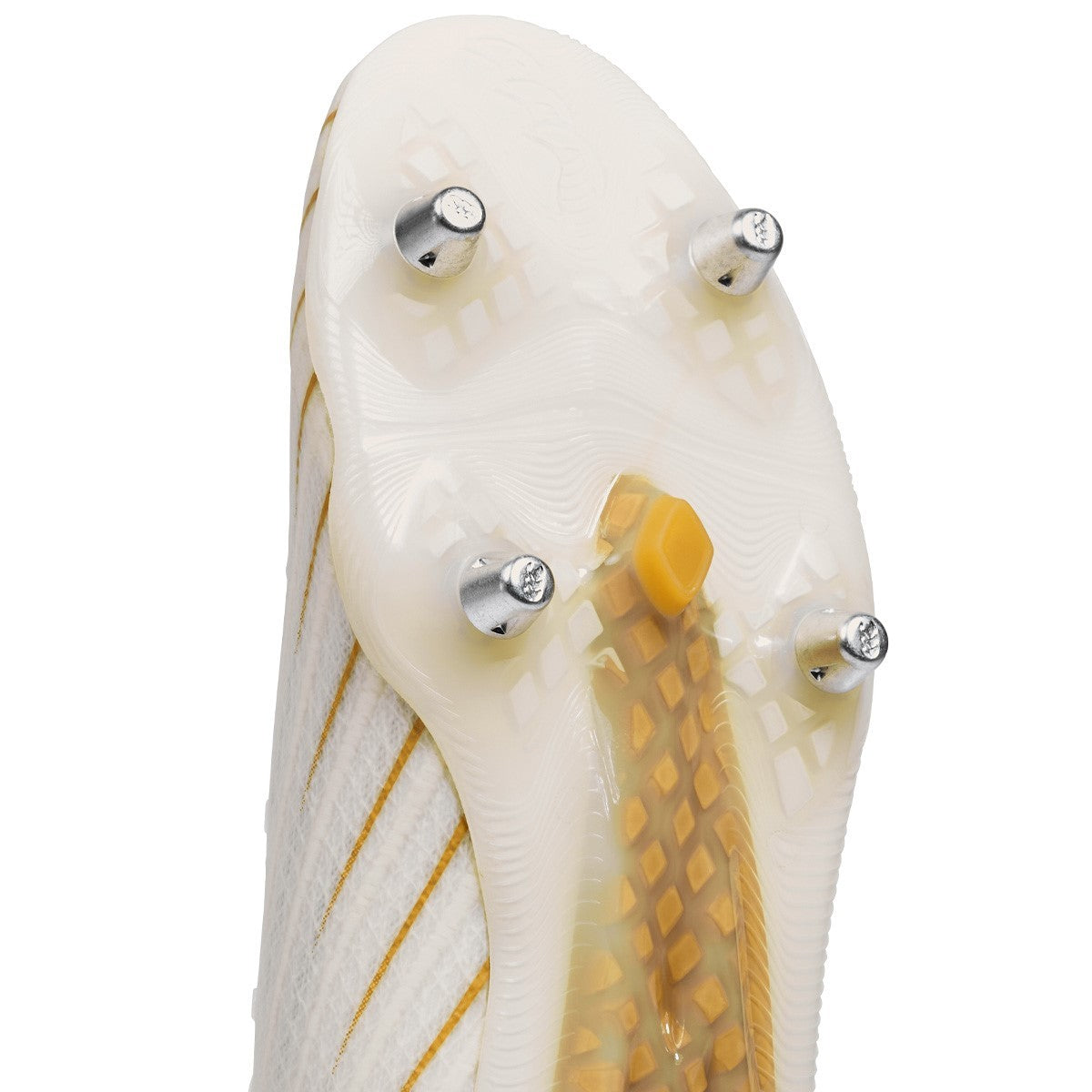 White - Close up - Canterbury Unisex Adult Speed Falcon Elite Soft Ground Rugby Boots