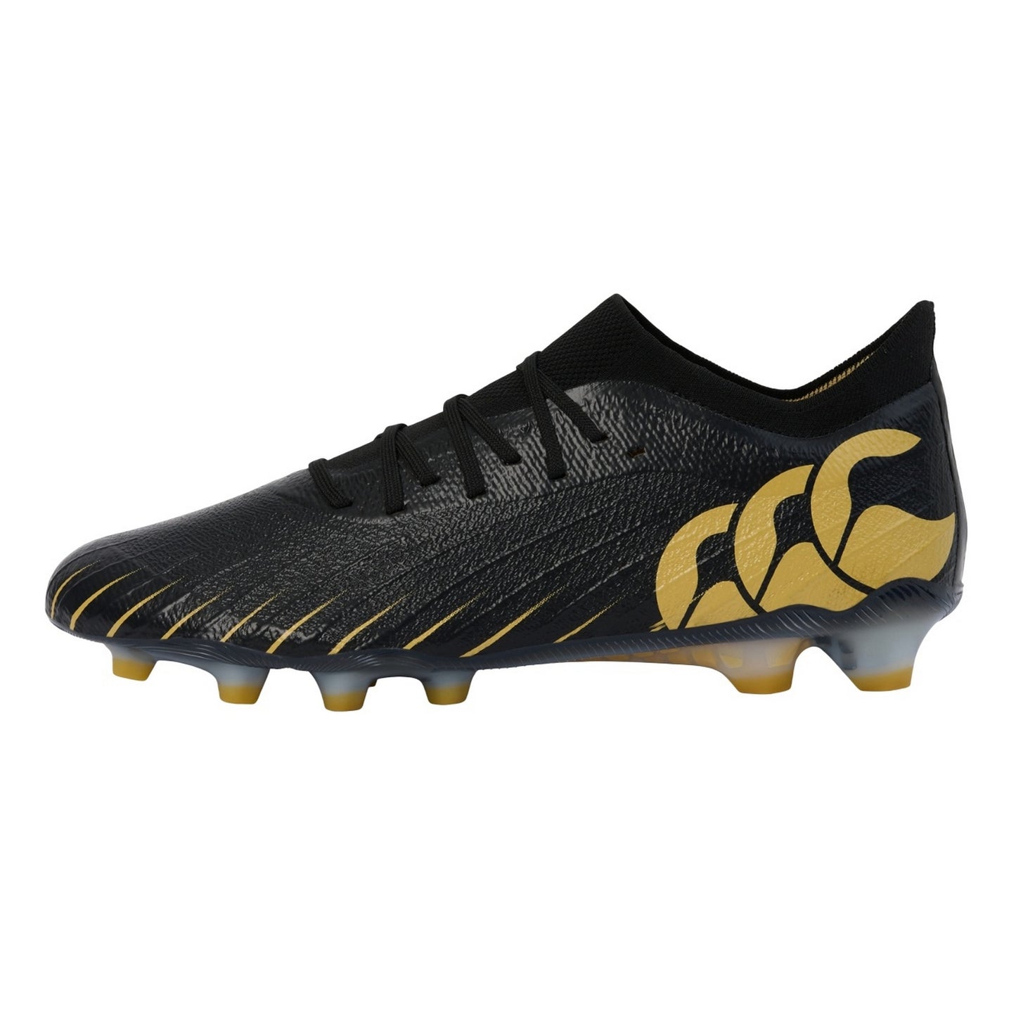 Black - Back - Canterbury Unisex Adult Speed Falcon Elite Firm Ground Rugby Boots