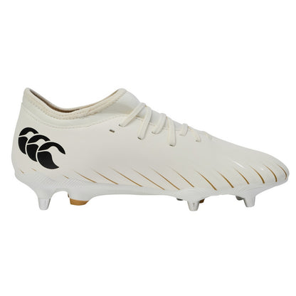 White - Front - Canterbury Unisex Adult Speed Falcon Pro Soft Ground Rugby Boots