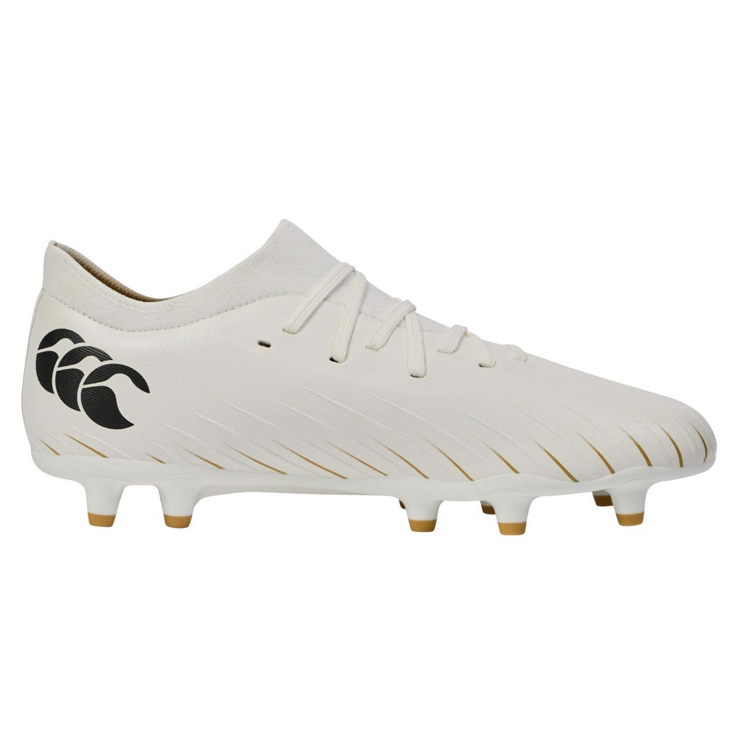 White - Front - Canterbury Unisex Adult Speed Falcon Pro Firm Ground Rugby Boots