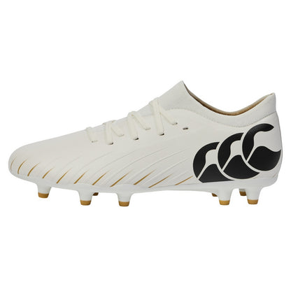 White - Back - Canterbury Unisex Adult Speed Falcon Pro Firm Ground Rugby Boots