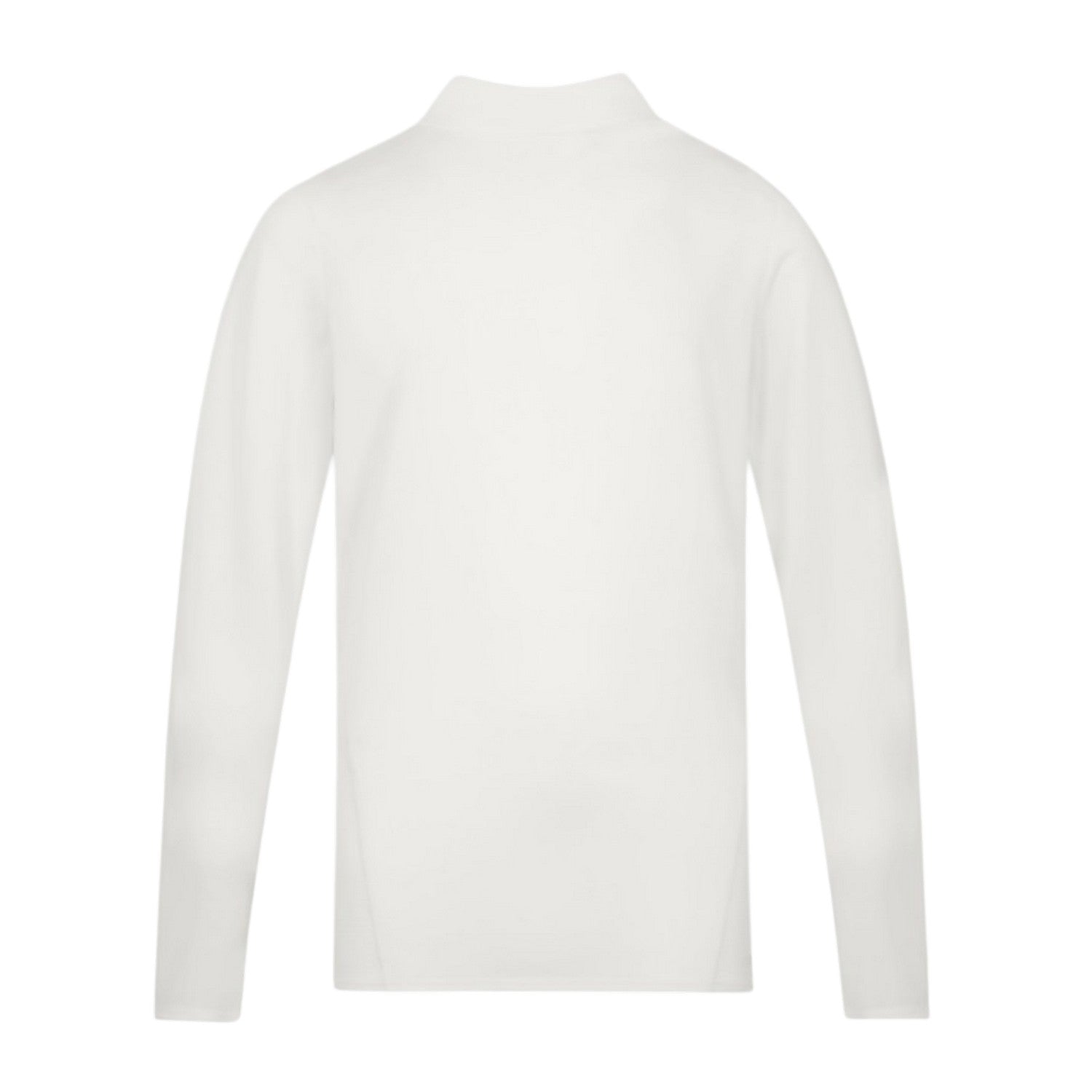 Cream - Back - Canterbury Mens Long-Sleeved Cricket Polo Shirt