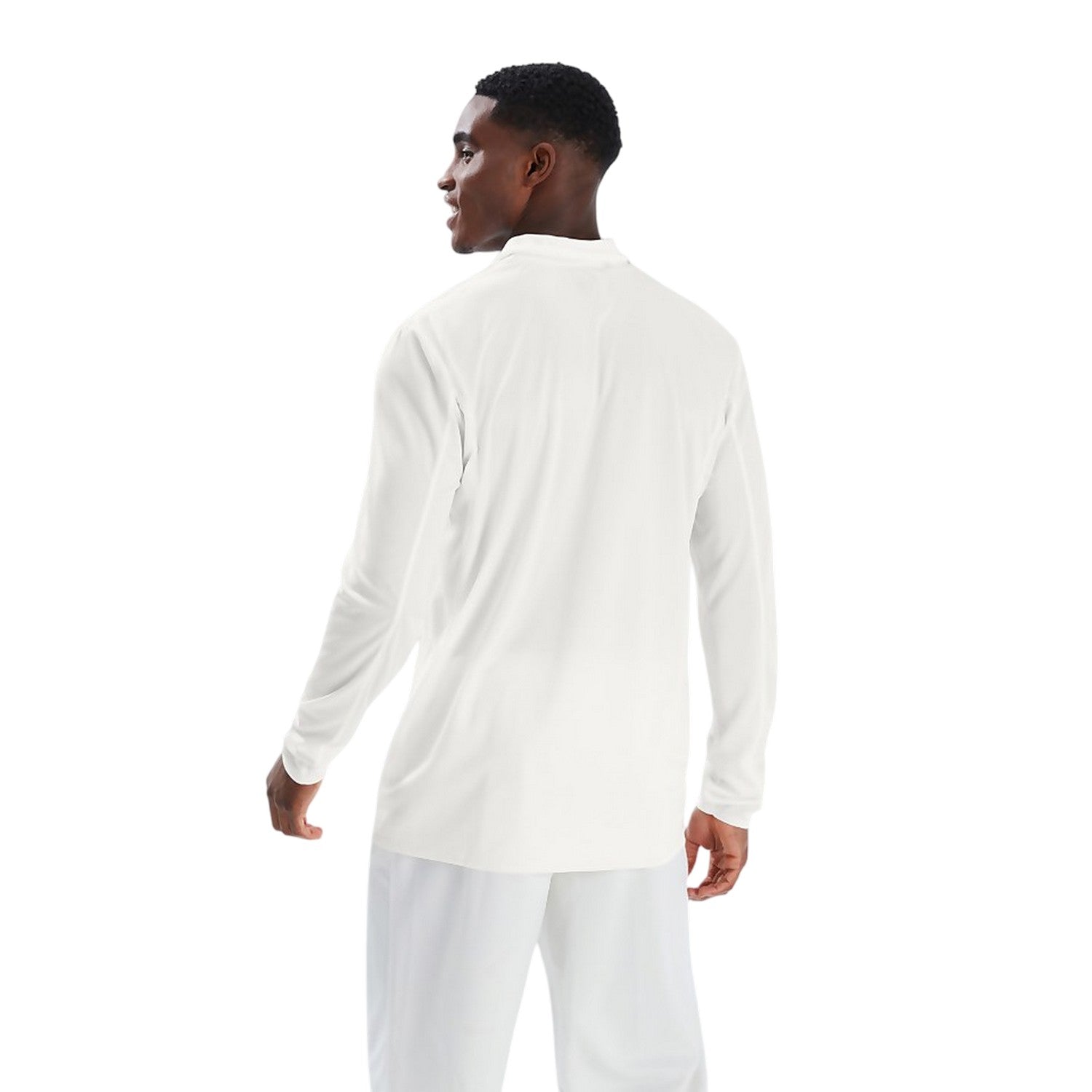 Cream - Lifestyle - Canterbury Mens Long-Sleeved Cricket Polo Shirt