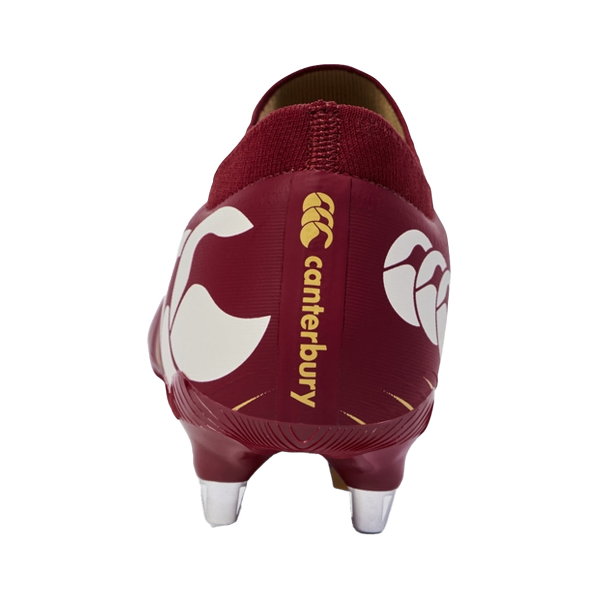 Red Dahlia - Back - Canterbury Unisex Adult Speed Falcon Pro Soft Ground Rugby Boots