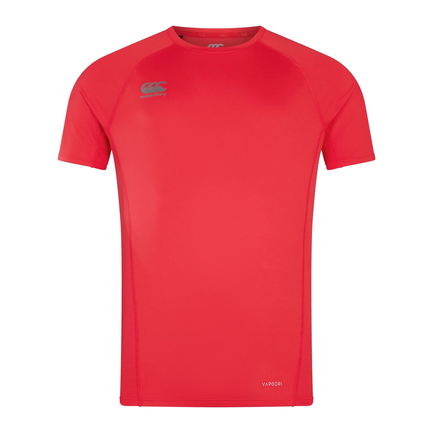 Flag Red - Front - Canterbury Mens Small Logo Super Light T-Shirt