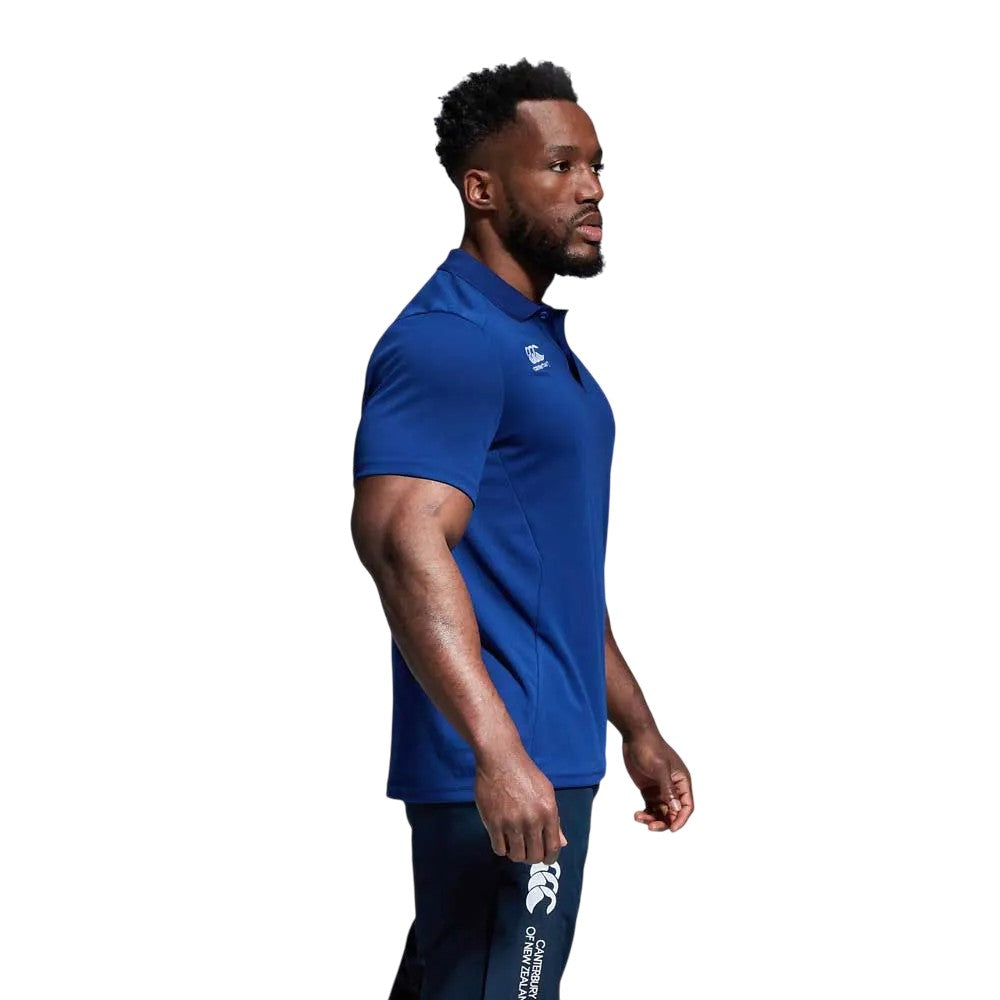 Royal Blue - Side - Canterbury Mens Club Dry Polo Shirt