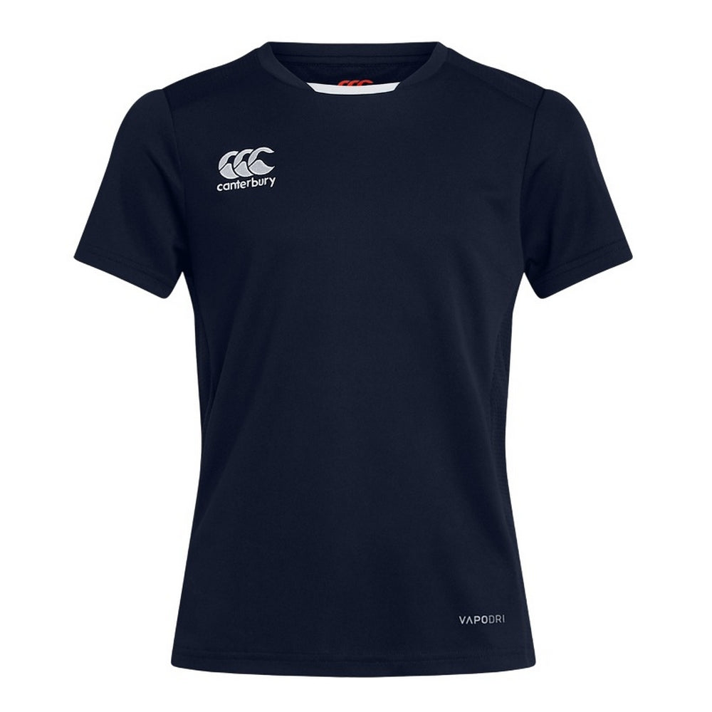 Navy - Front - Canterbury Childrens-Kids Club Dry T-Shirt