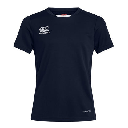 Navy - Front - Canterbury Childrens-Kids Club Dry T-Shirt