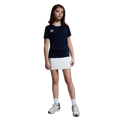 Navy - Side - Canterbury Childrens-Kids Club Dry T-Shirt