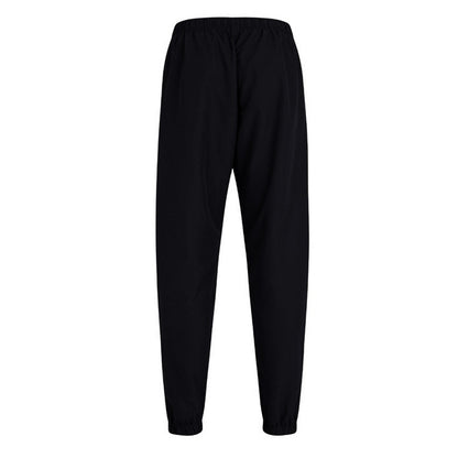 Black - Back - Canterbury Womens-Ladies Club Plain Tapered Leg Tracksuit Bottoms