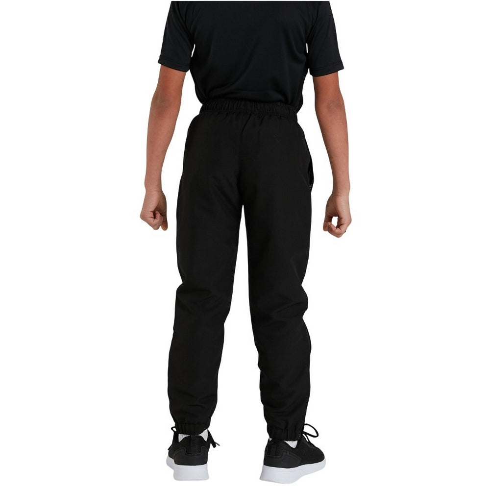 Black - Lifestyle - Canterbury Childrens-Kids Club Plain Tapered Leg Tracksuit Bottoms