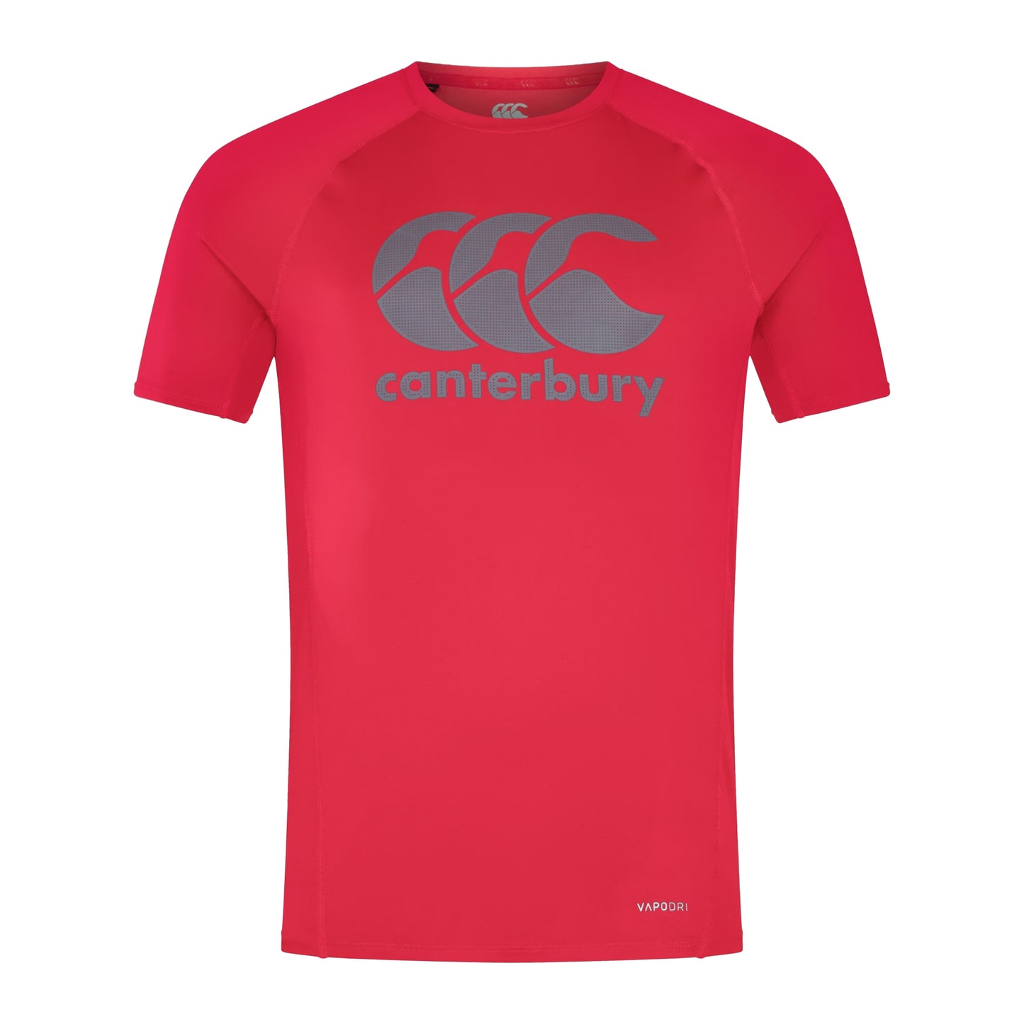 Flag Red - Front - Canterbury Mens Big Logo Super Light T-Shirt