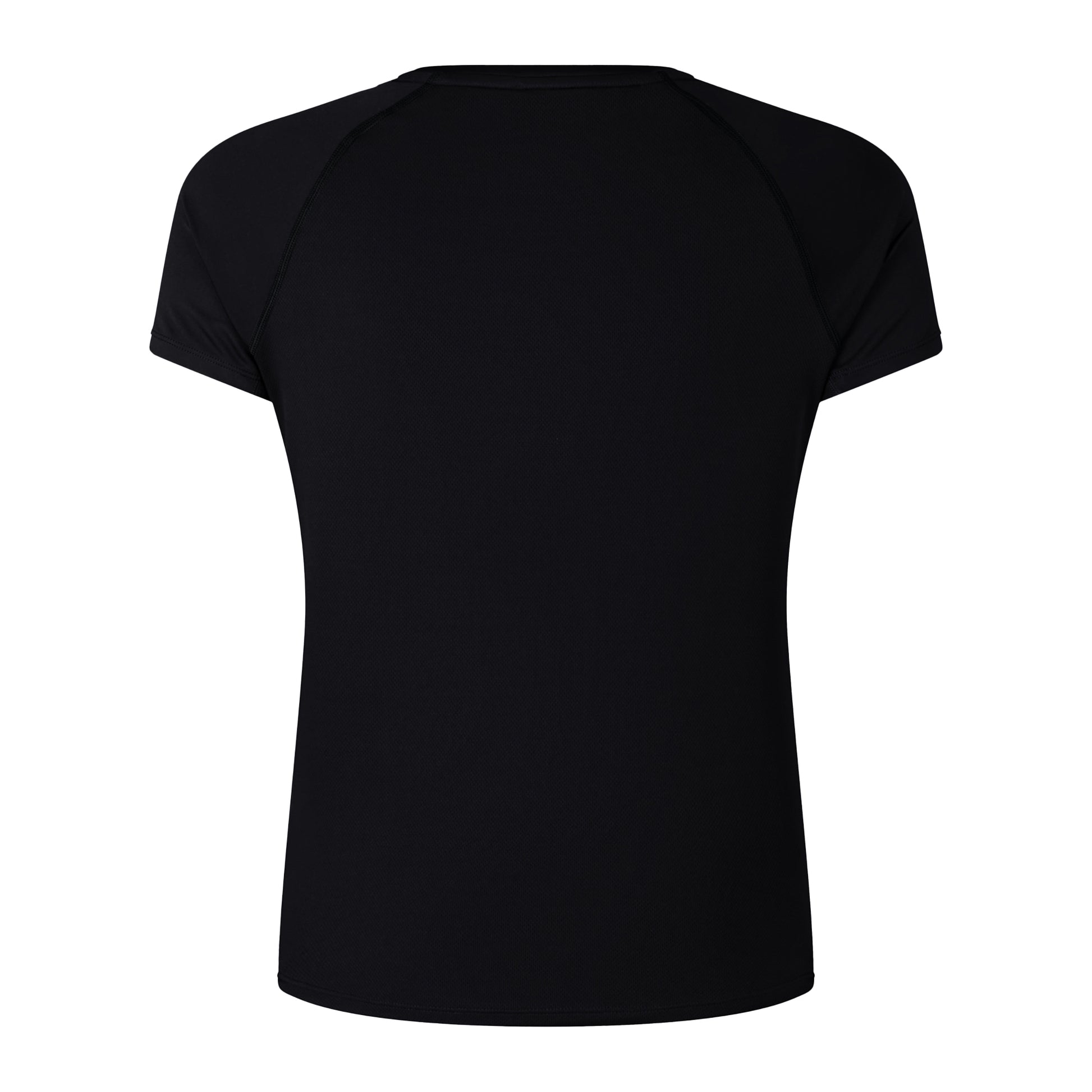 Black-Gunmetal Grey - Back - Canterbury Womens-Ladies Super Light Short-Sleeved T-Shirt