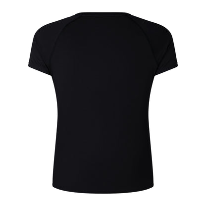 Black-Gunmetal Grey - Back - Canterbury Womens-Ladies Super Light Short-Sleeved T-Shirt