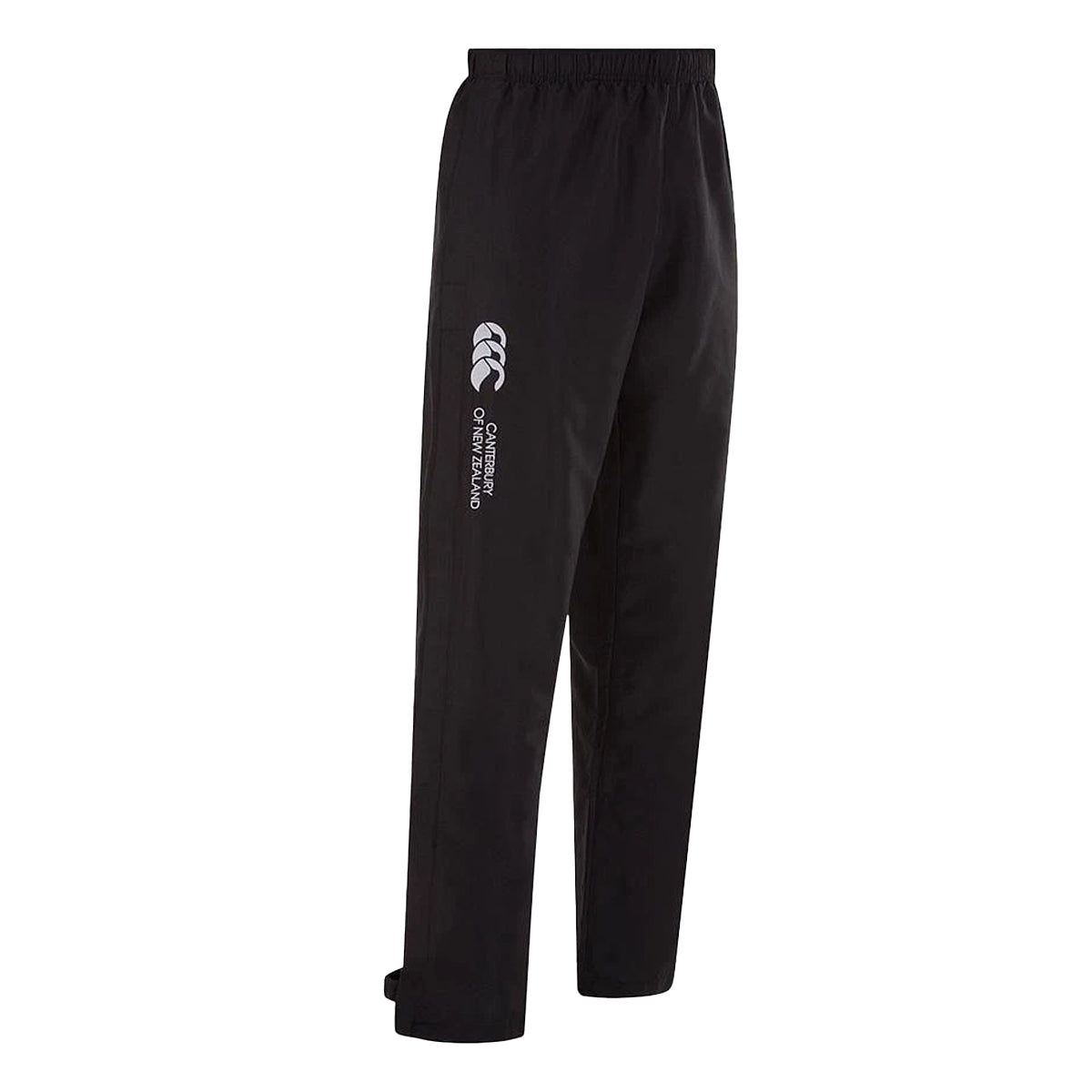Black - Front - Canterbury Childrens-Kids Open Hem Tracksuit Bottoms